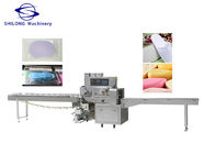 90 mm horizontale Kissenverpackungsmaschine für Keksbrot-Süßigkeitsgemüse