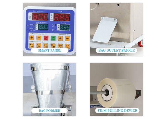 Kaffeebohnen-kleiner vertikaler Beutel-multi Funktions-Verpackungsmaschine 550W 145cm BOPP