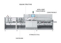 Hohe Geschwindigkeit der PLC-Karton-Kasten-GetränkekartonierungsVerpackmaschine-380V 50HZ